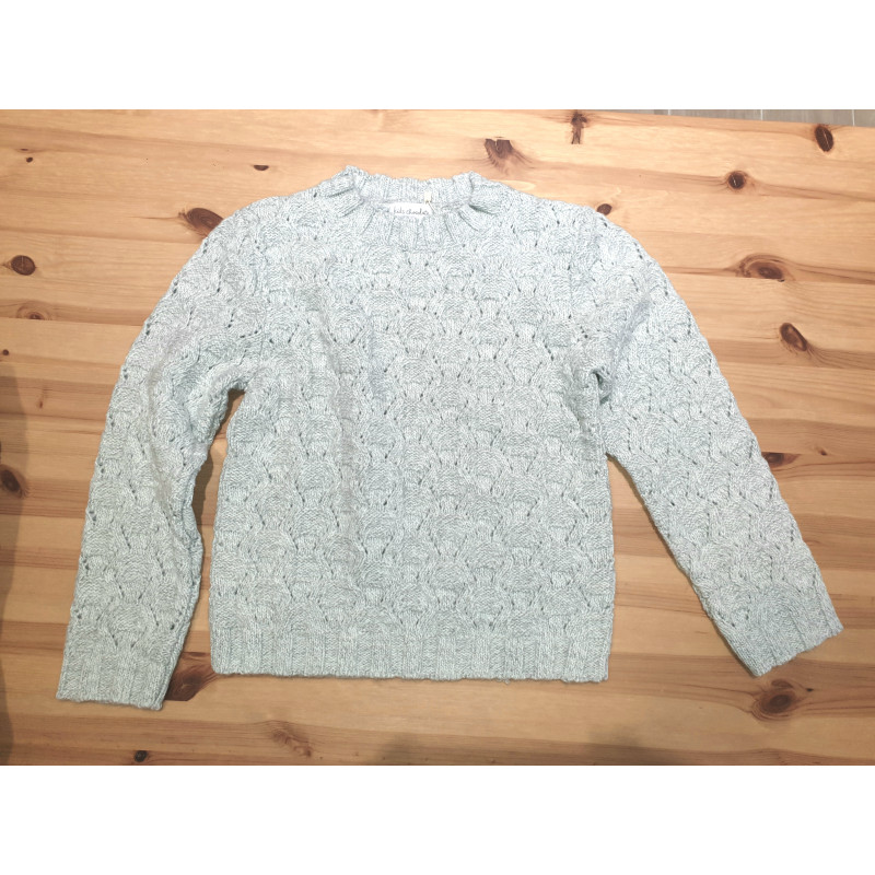 BOY GREY SWEATER KIDS CHOCOLATE