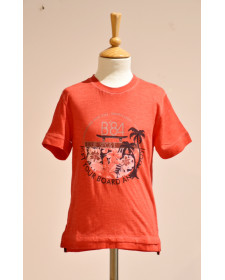 CAMISETA DE NIÑO BOBOLI ROJO