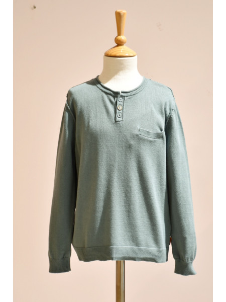 BOY GREEN SWEATER BOBOLI