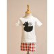 BOYS T-SHIRT AND SHORT MON PETIT BOMBON