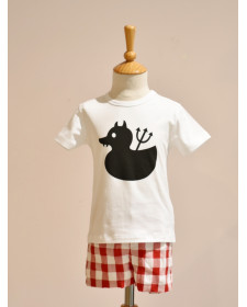 BOYS T-SHIRT AND SHORT MON PETIT BOMBON