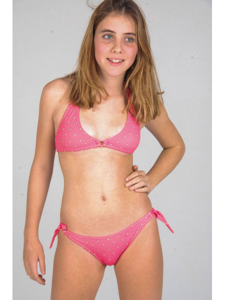 BIKINI DE NIÑA LUCA BYNN CORAL