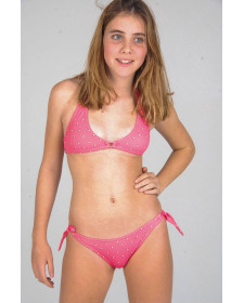 BIKINI DE NIÑA LUCA BYNN CORAL