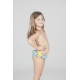 GIRLS GREEN STRIPES BIKINI BOTTOMS LUCA BYNN