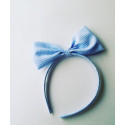 GIRLS BLUE CHECK DIADEM