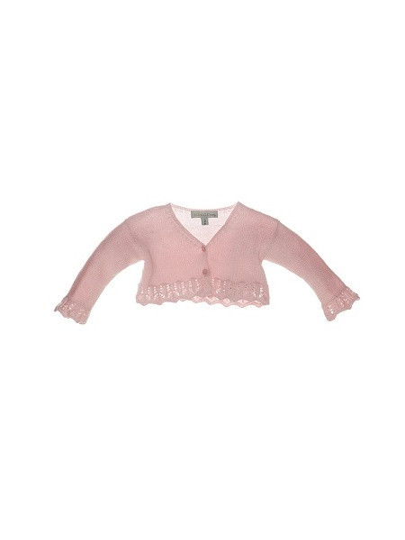 baby girl pink bolero