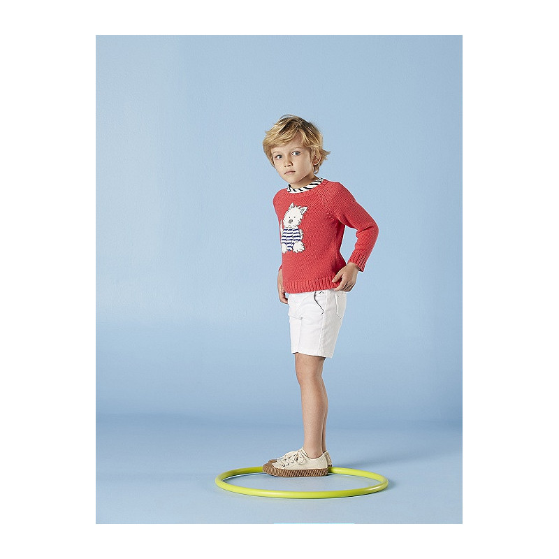 BABY BOY RED SWEATER NANOS