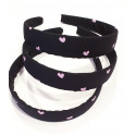 headband girl pink hearts