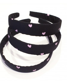 headband girl pink hearts