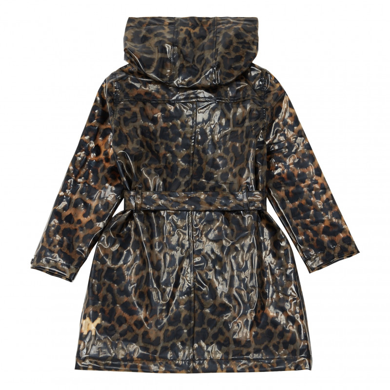 GIRL LEOPARD RAINCOAT THE NEW SOCIETY