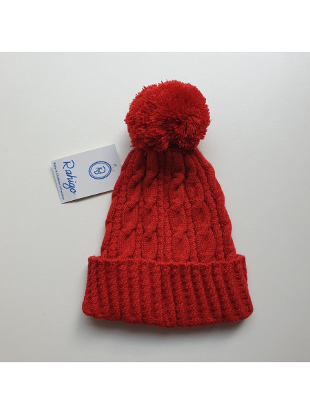 GORRO DE BEBE RAHIGO GUINDA