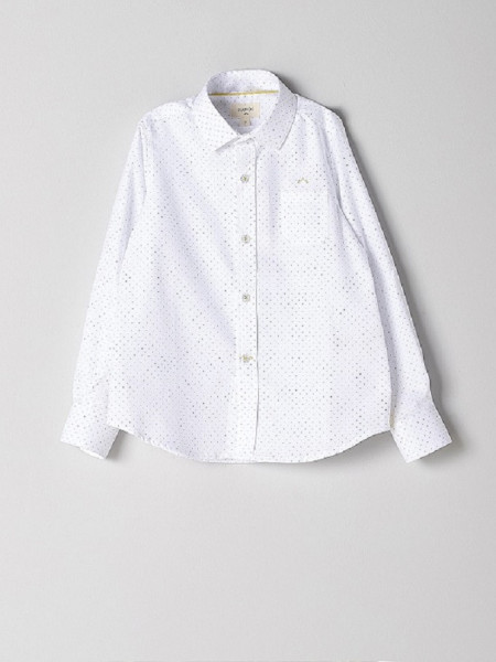 CAMISA NIÑO NANOS OXFORD BLANCO