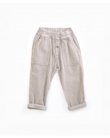 PANTALÓN PANA NIÑO CRUDO PLAY UP