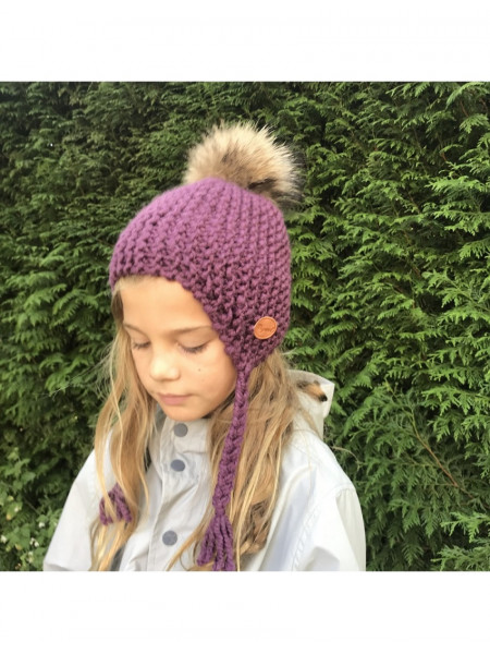 GORRO UNISEX MYWOOL AVIADOR CON PELO VARIOS COLORES