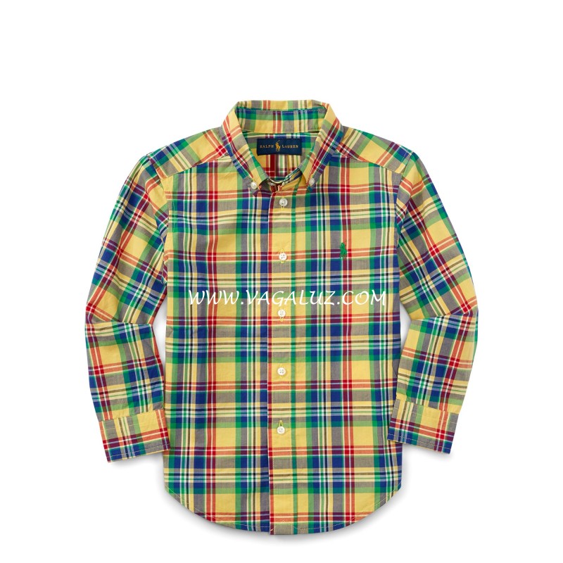 Camisa para niño de colores de Polo Ralph Lauren