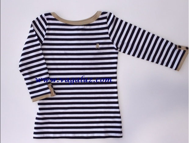 Camiseta de la niña estilo marinero de la Jaca