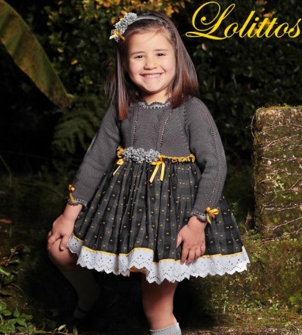 Precioso vestido de la colección Abeja maya de Lolittos.