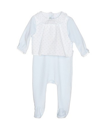 Pijama para bebé de Nanos en azul celeste