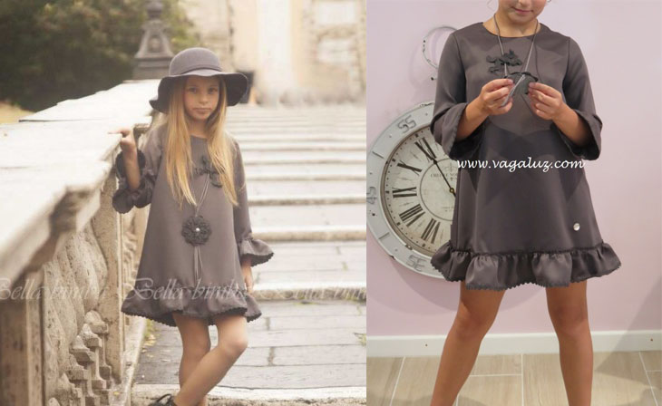 Vestido marrón de Bella Bimba de la colección Campidgolio