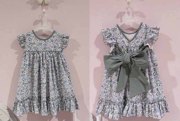 Vestido para niña estampado floral marca Ancar primavera/verano 2016